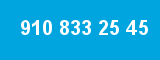 910 833 25 45 910 833 25 45